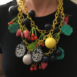 Topshop "Fruit Salad" statement necklace